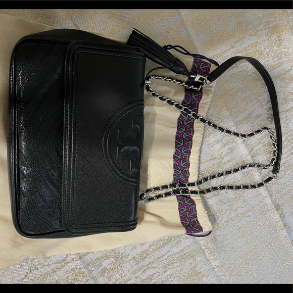 Tory Burch Bags Tory Burch Fleming Distressed Convertible Shoulder Bag Poshmark